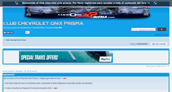 Desktop Screenshot of clubonixprisma.com